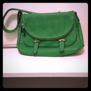 ALDO green cross body purse with adjustable strap