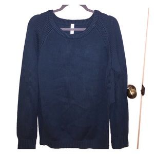 Teal Lululemon Yin to You sweater