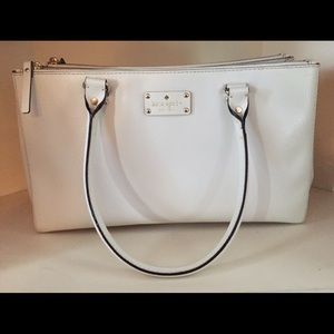 Kate Spade ♠️ White Tote