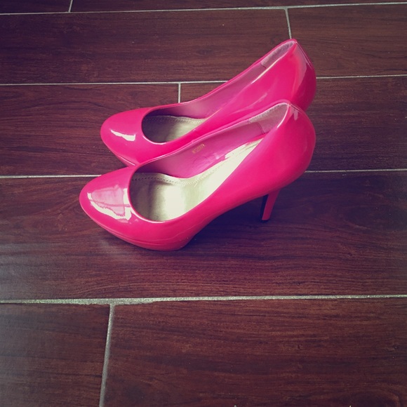 Hot pink heels