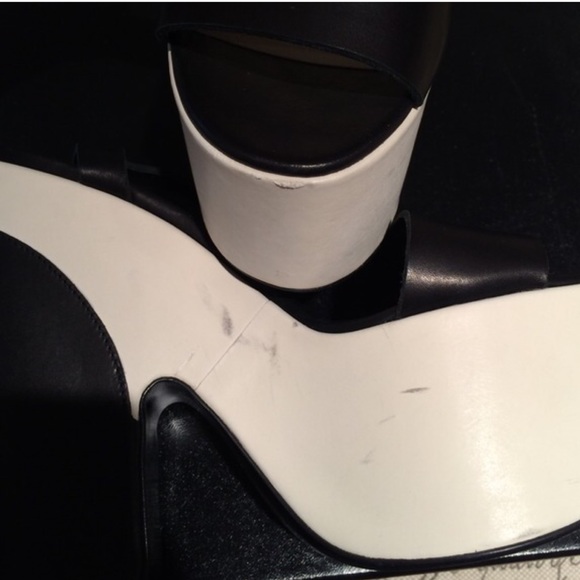 Chanel* Black* White* Platform - Picture 3 of 4