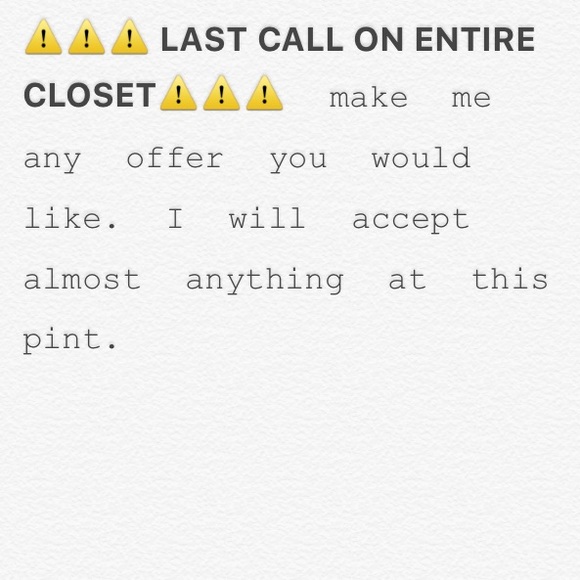 I'm looking to get rid of all of my stuff.