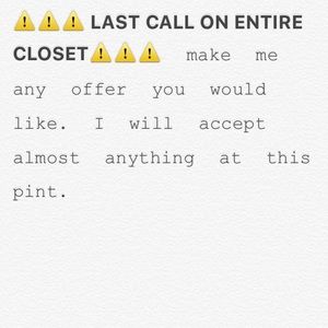 I'm looking to get rid of all of my stuff.