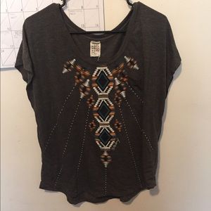 Cute Aztec print Billabong T shirt