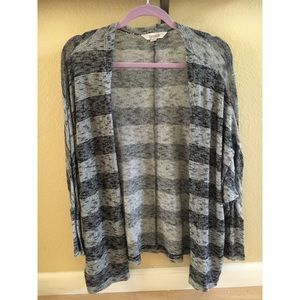 Decree black and gray cardigan