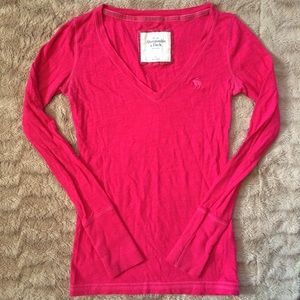 Abercrombie Pink Long Sleeve
