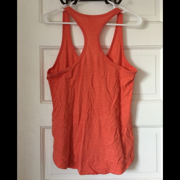 Orange Nike Logo Racerback Tank - Picture 2 of 4