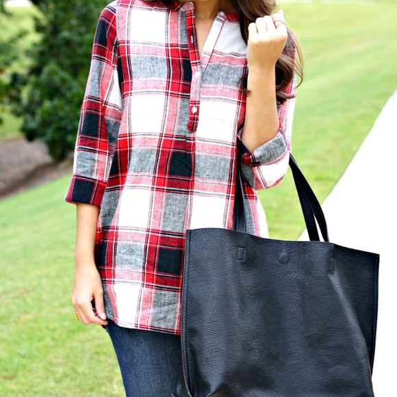 Plaid tunic - Picture 2 of 4