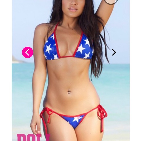 American flag swimsuit NWT!!