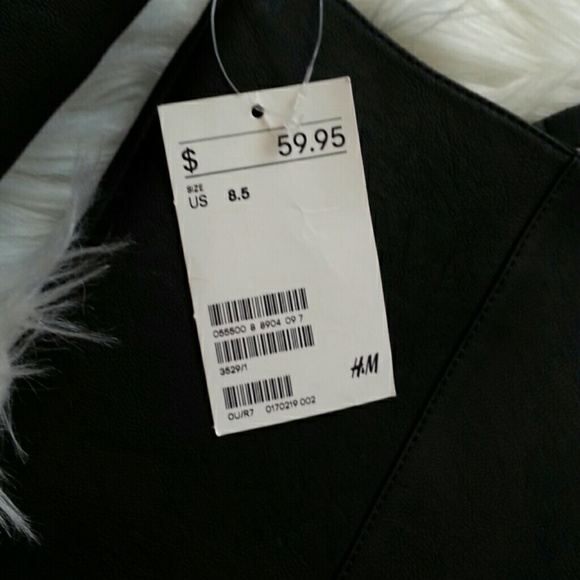 NWT Black H&M Knee High Boots - Picture 2 of 4