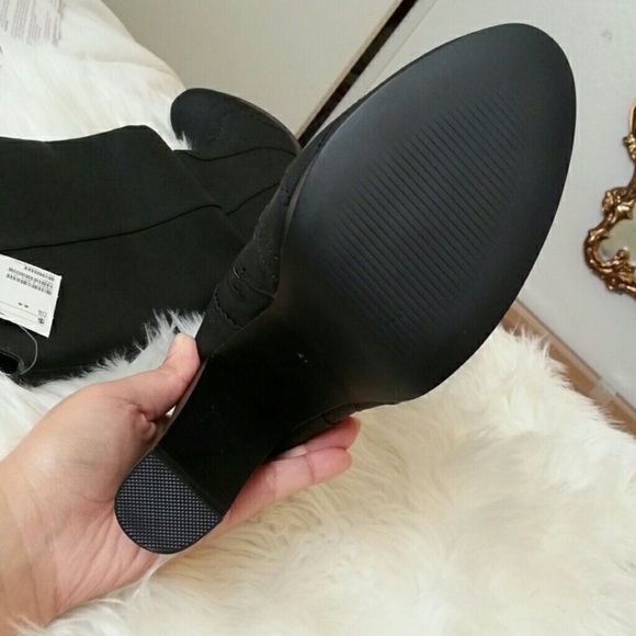 NWT Black H&M Knee High Boots - Picture 4 of 4