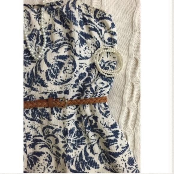 J. Crew Dresses & Skirts - J. Crew off-white floral tea length dress