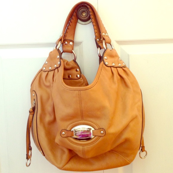 B. Makowsky Shoulder Bag - Caramel color