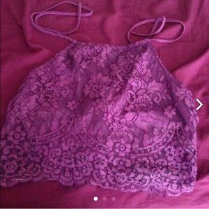 Haulter top crop top