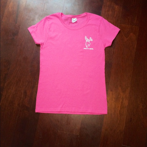 Pink short sleeve Pretty Buck shirt
