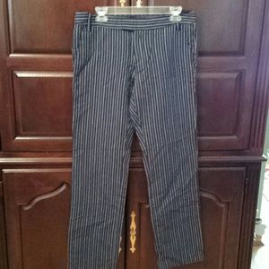 Blue stripe pants