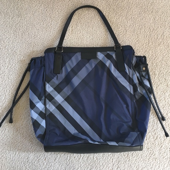 burberry nova check nylon tote