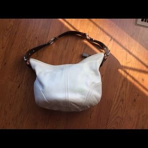 Coach genuine leather hobo bag