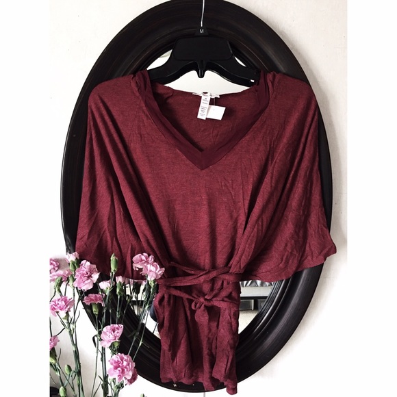 Wrap Waist Top (NWT) *firm*