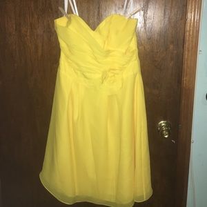 YELLOW PROM DRESS