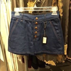 Rag & Bone High-rise Indigo Jean Shorts