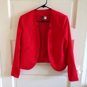 H&M cropped blazer