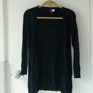 Long Black Cardigan