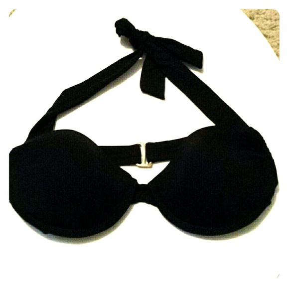 Black Push Up Swimsuit Top - Picture 1 of 1