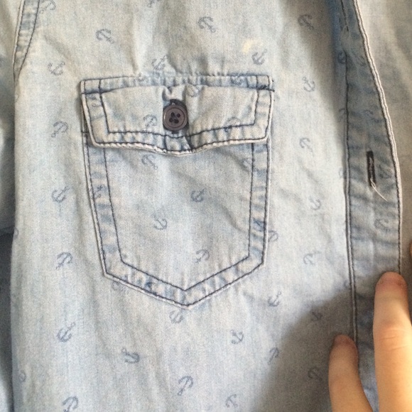 Old navy denim flannel - Picture 2 of 2