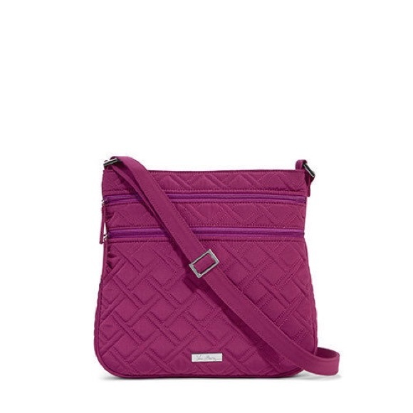 Vera Bradley Triple Zip Hipster Crossbody