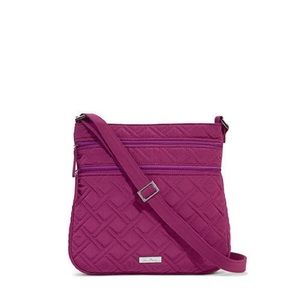 Vera Bradley Triple Zip Hipster Crossbody