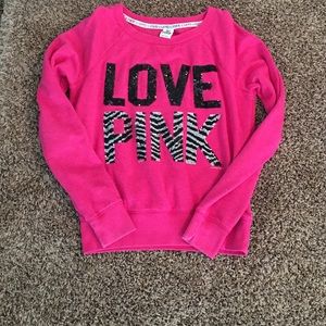 VS pink sweatshirt!
