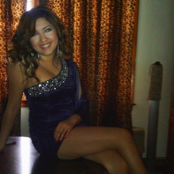 Beautiful Cocktail Dress💙 Color:Navy Blue! - Picture 1 of 4