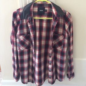 LAST CHANCE Black and red plaid