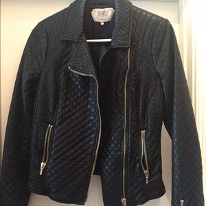 Zara leather jacket