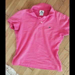 Lacoste Polo size 42 (small) coral salmon pink