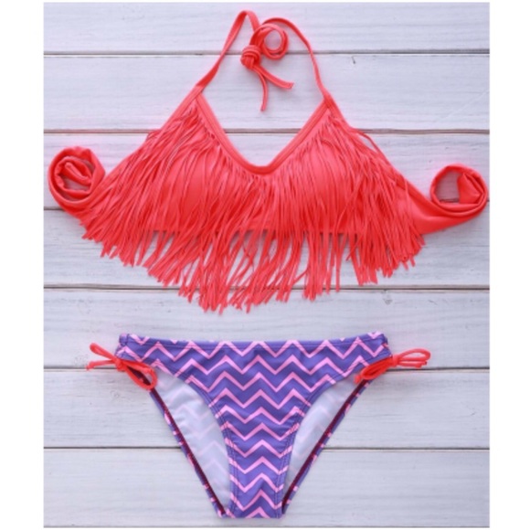 Emily Rose Boutique Other - Fringe Chevron Bikini