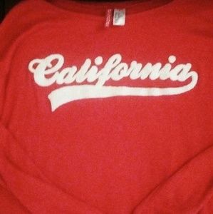 California red pullover