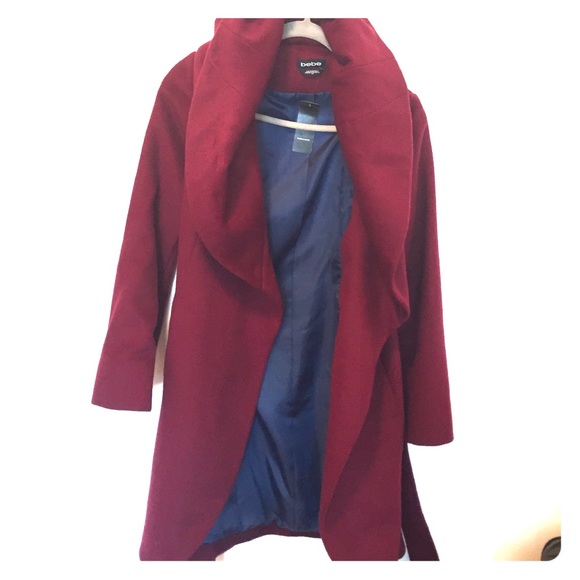 Bebe oversized Shawl Collar Coat