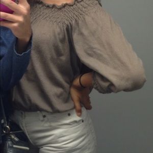 Off the shoulder top