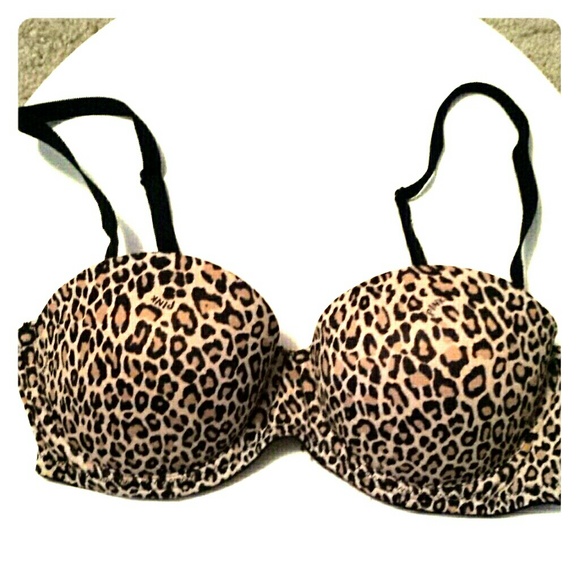 34B PINK Cheetah Print Bra