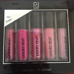 5 lip glosses