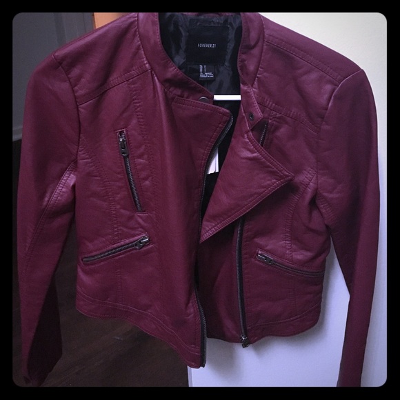 Burgundy jacket