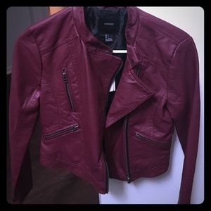 Burgundy jacket