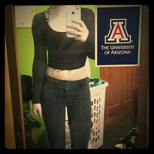 Black Crop Top