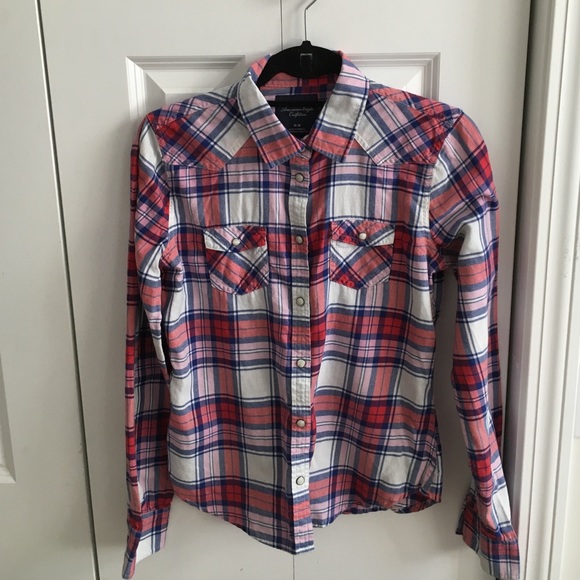 Long sleeve plaid shirt - Picture 1 of 3