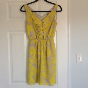 Express Yellow Floral Dress