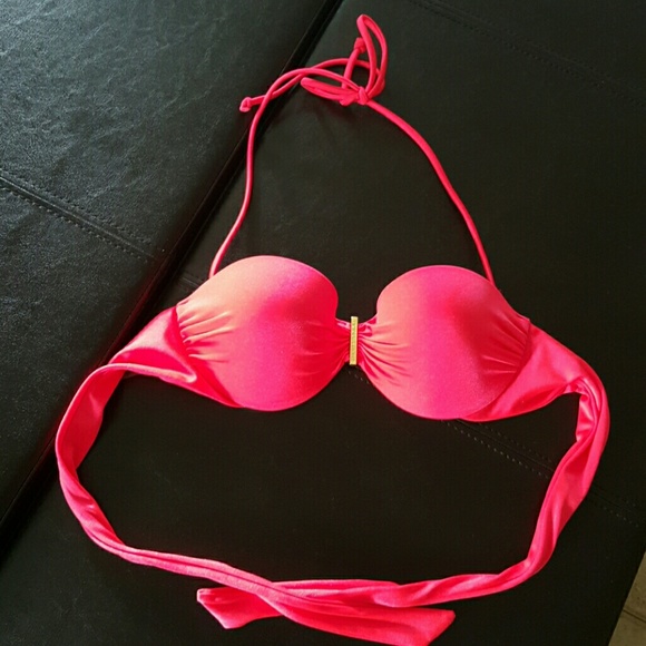 Bright red Victoria Secret swimsuit top