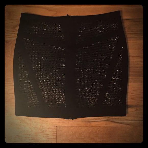 Bebe Black Mini Skirt - Worn Once