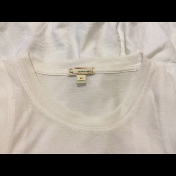 White GAP Tank Top